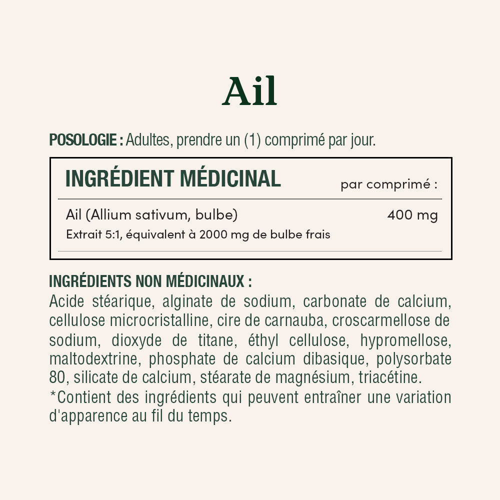 Ail, 2 000 mg, phytothérapie||FR