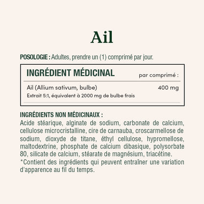 Ail, 2 000 mg, phytothérapie||FR