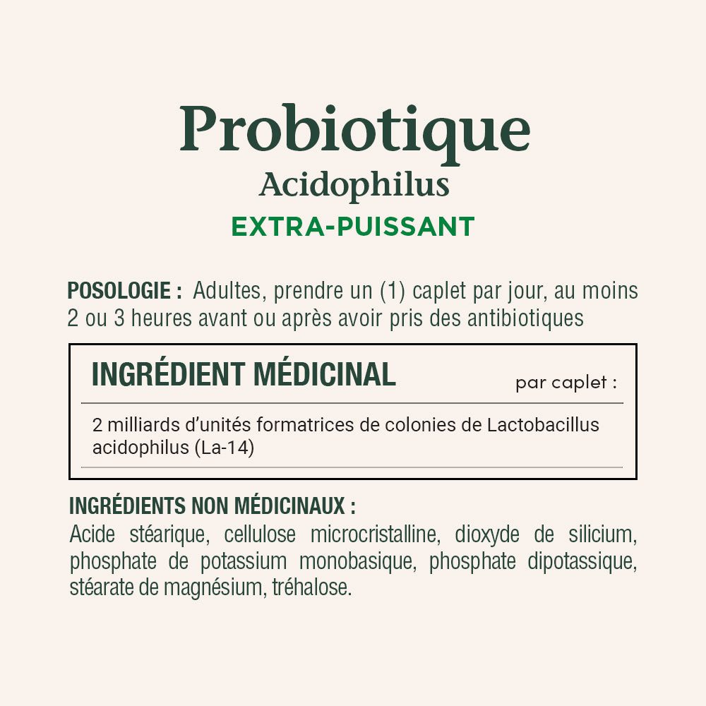 Probiotique Acidophilus extra-fort||FR