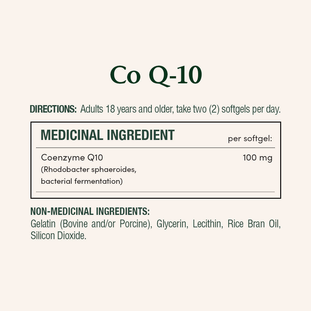 Co Q-10, 100 mg||EN
