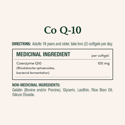 Co Q-10, 100 mg||EN