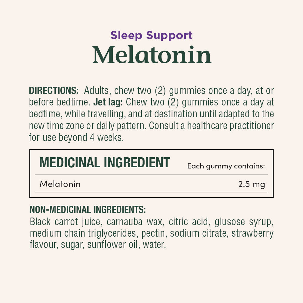 Melatonin, 2.5 mg||EN