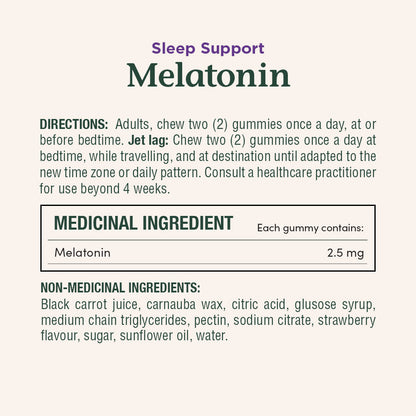 Melatonin, 2.5 mg||EN