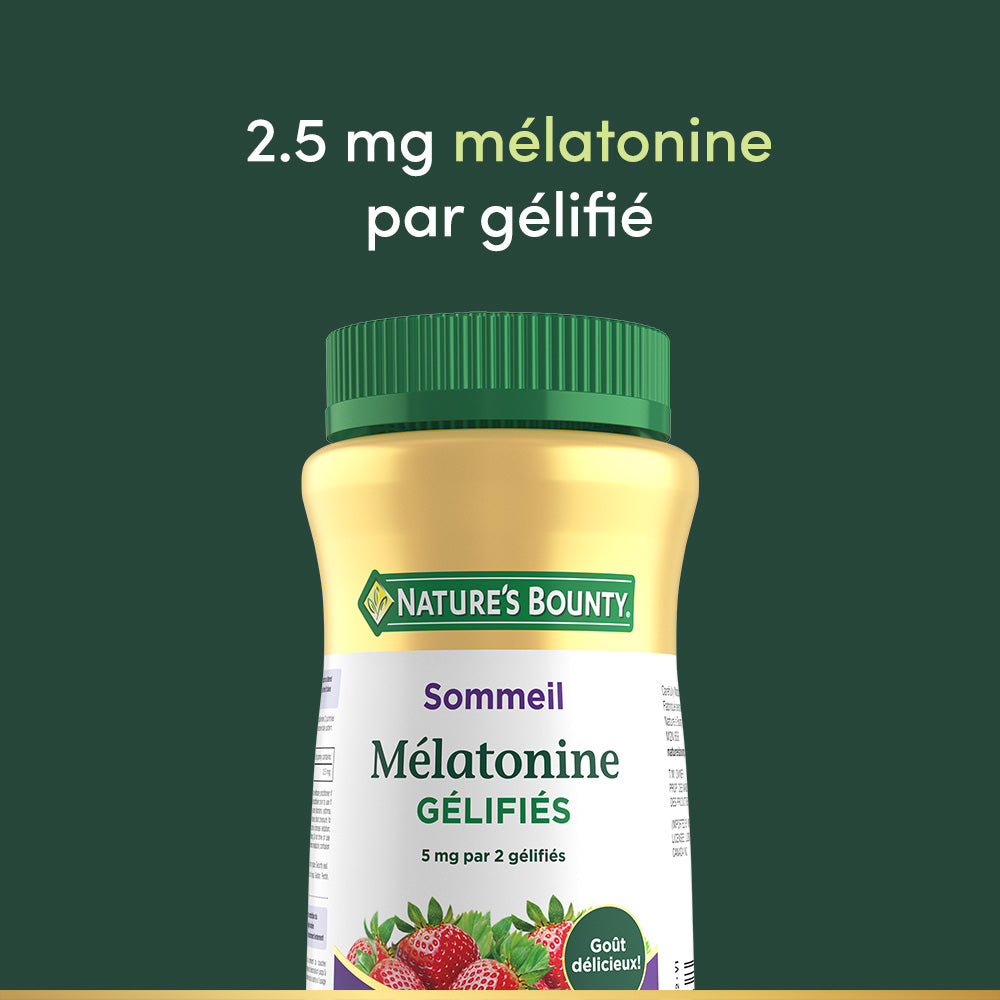 Mélatonine, 2,5 mg||FR