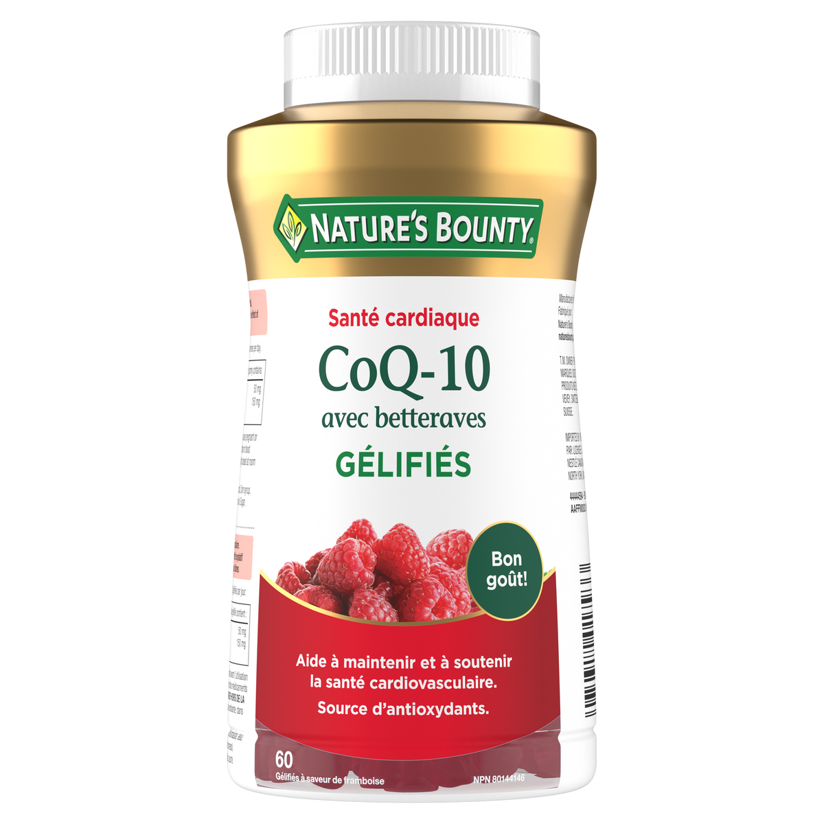 CoQ-10 avec betteraves, 50 mg||FR