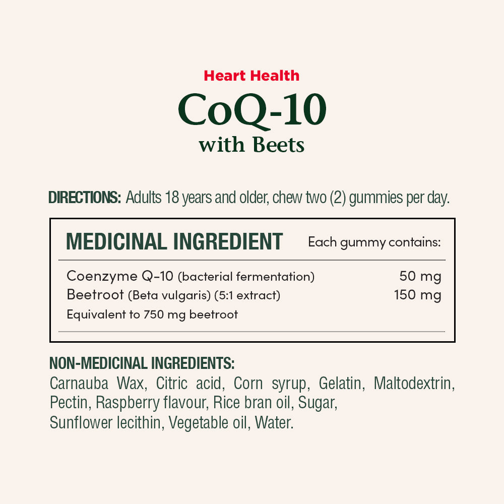 CoQ-10 with Beets, 50mg||EN 