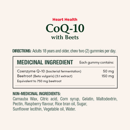 CoQ-10 with Beets, 50mg||EN 