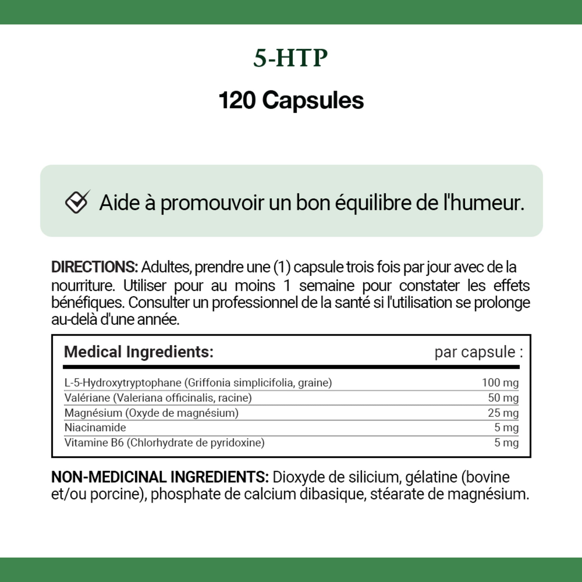 5-HTP 100 mg Plus, For Mood Balance
