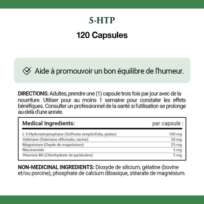 5-HTP 100 mg Plus, For Mood Balance