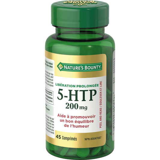 5-HTP 200 mg lib. prol., équil. de l’humeur||FR