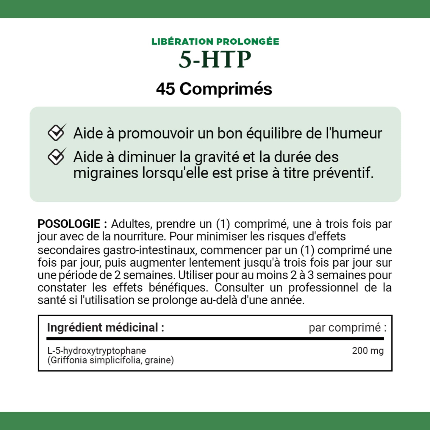5-HTP Time Released 200 mg, Helps to promote healthy mood balance.