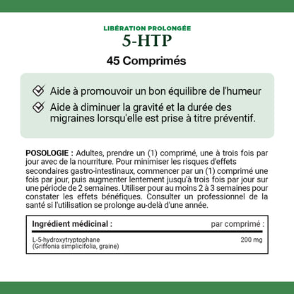 5-HTP Time Released 200 mg, Helps to promote healthy mood balance.