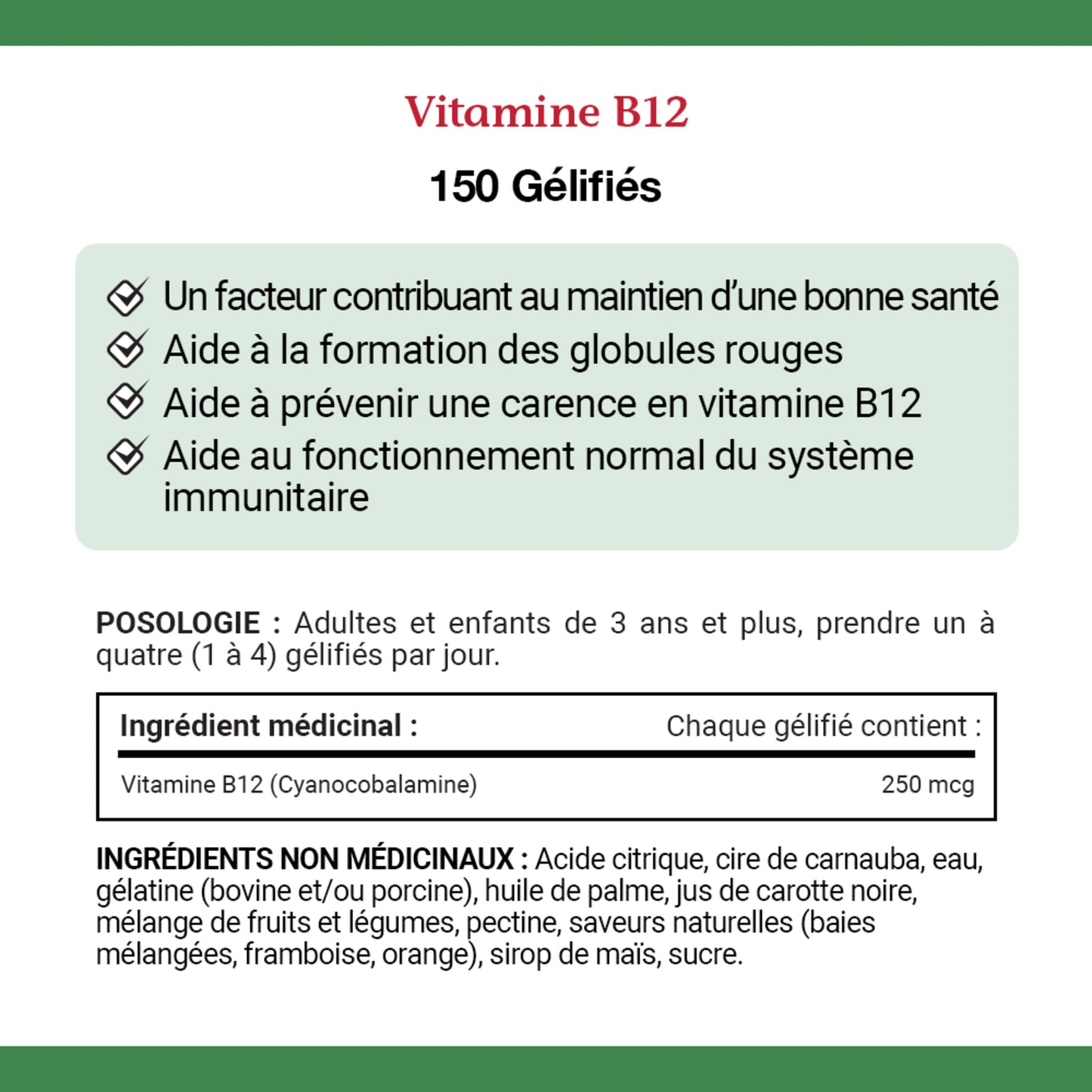 NATURE'S BOUNTY Vitamin B12 Supplement, Helps Maintain Good Health, Value Size, Ummies, 150 Count