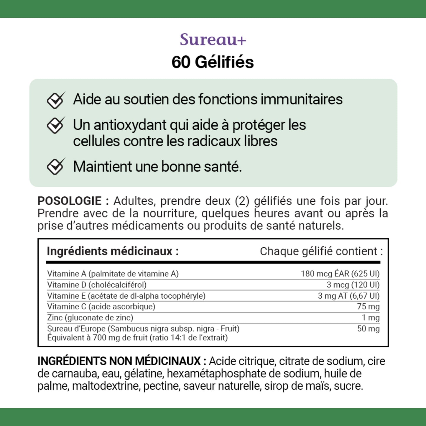 NATURE'S BOUNTY Elderberry Gummies, With Vitamin C, Vitamin D And Zinc, Helps To Support Immune Function, Ummies, 60 Count