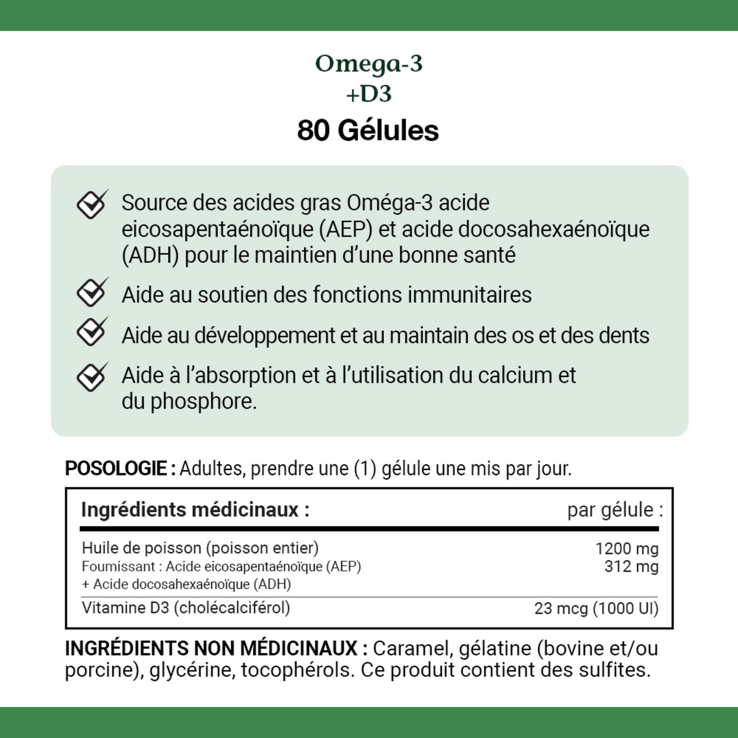 NATURE'S BOUNTY Omega-3 + D3, 90 Count
