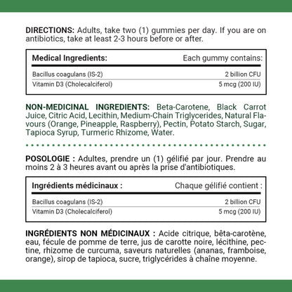 NATURE'S BOUNTY Probiotic Gummies, 60 Count