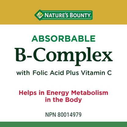 Absorbable B-Complex With Folic Acid Plus Vitamin C