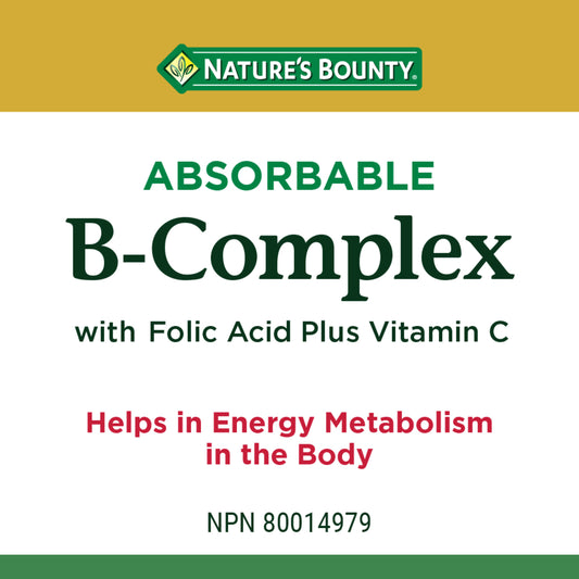 Absorbable B-Complex With Folic Acid Plus Vitamin C