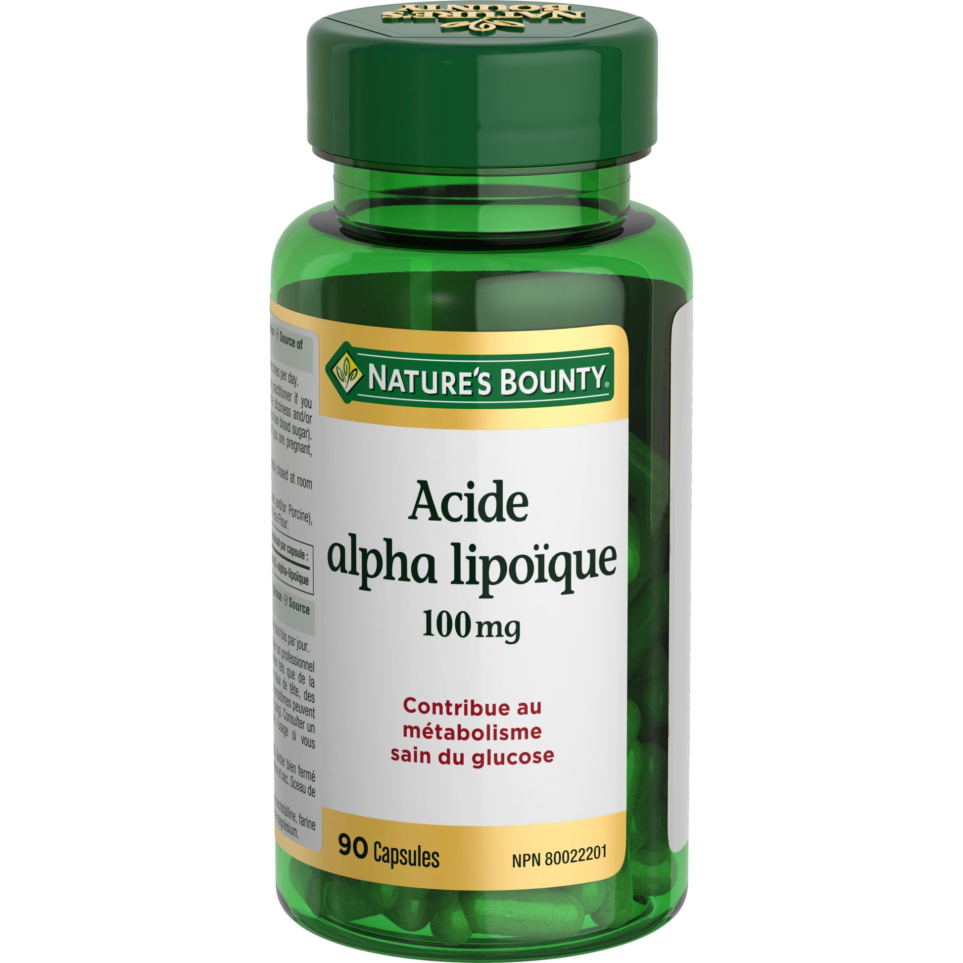 Acide alpha lipoïque 100 mg, métabol. glucose||FR
