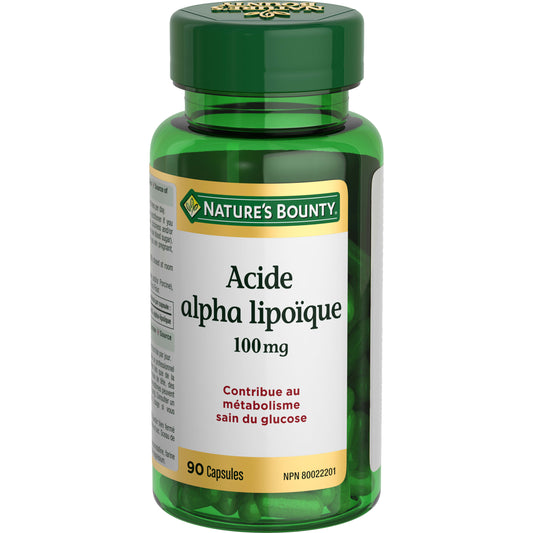 Acide alpha lipoïque 100 mg, métabol. glucose||FR