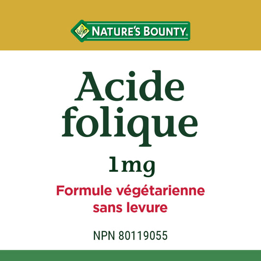 Acide folique 1 mg, 150 comprimés||FR