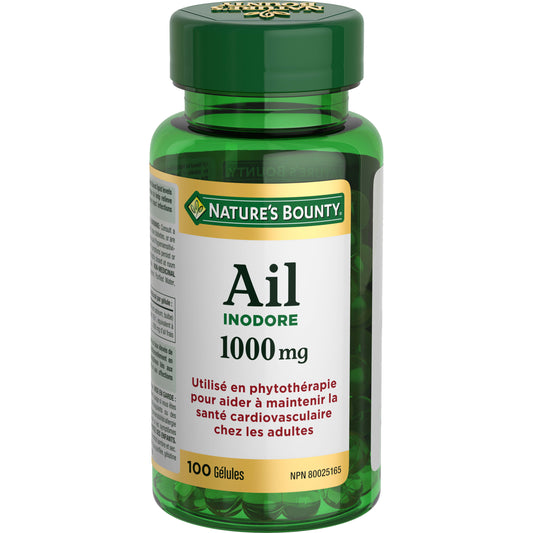 Ail, inodore, 1 000 mg, gélules||FR