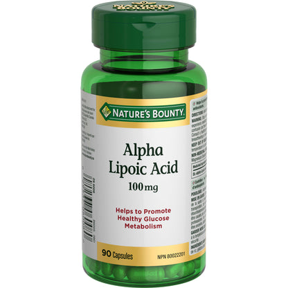Alpha Lipoic Acid, 100 mg, For Glucose Metabolism
