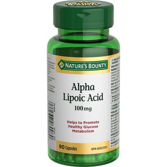 Alpha Lipoic Acid, 100 mg, For Glucose Metabolism