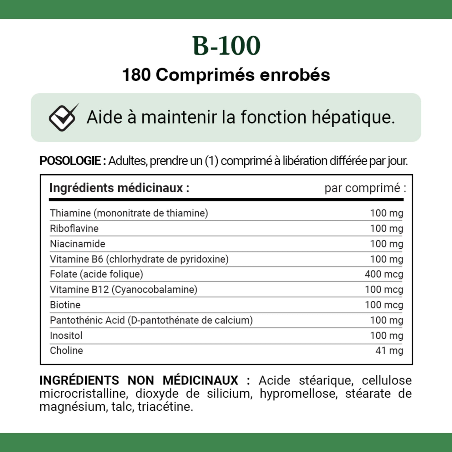 B-100, Ultra B-Complex, Timed Release