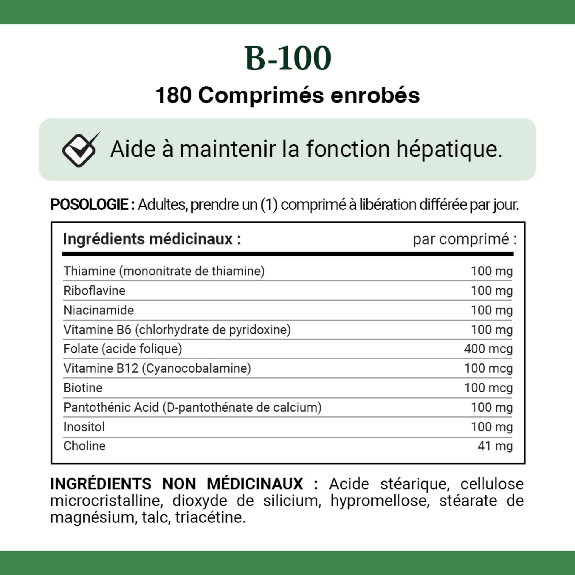 B-100, Ultra B-Complex, Timed Release