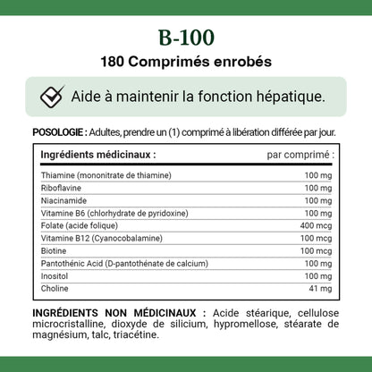 B-100, Ultra B-Complex, Timed Release