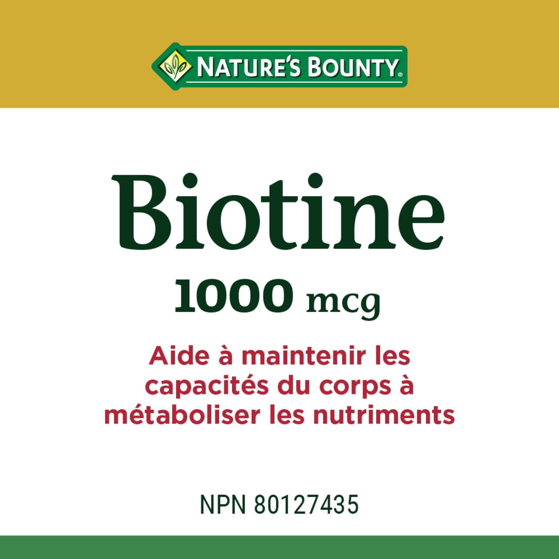 Biotin, 1000 mcg, Value Size, Coated Tablets