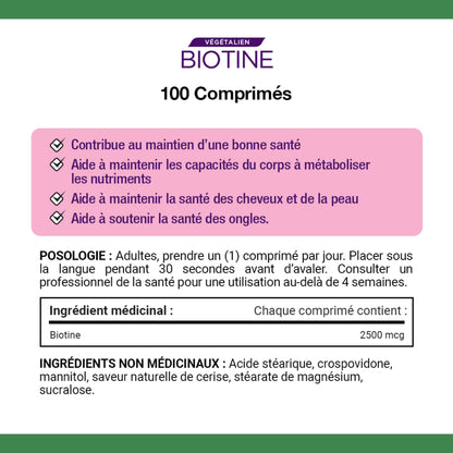 Biotine, comprimés à dissolution rapide||FR