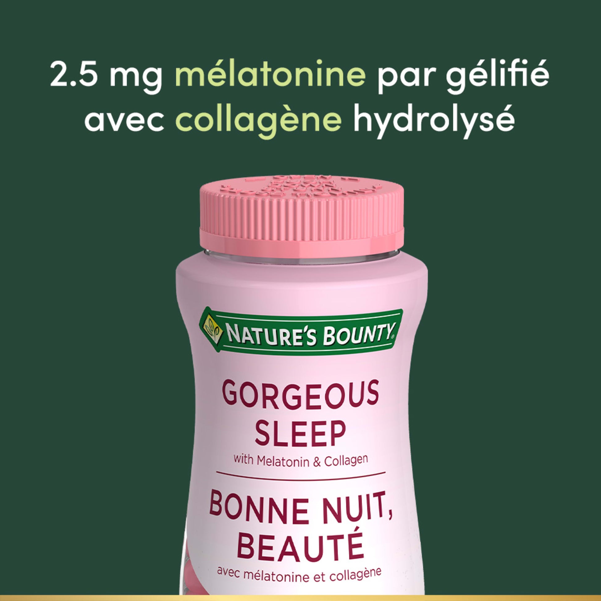 Bonne nuit, beauté avec mélatonine et collagène||FR