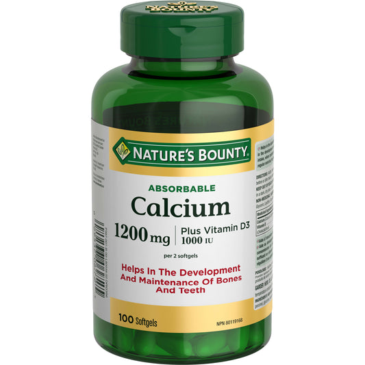 Calcium Plus Vitamin D3, Absorbable, 1200 mg