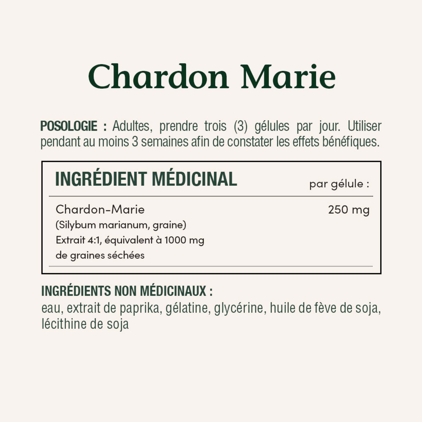 Chardon-Marie, 1 000 mg, 200 gél.||FR