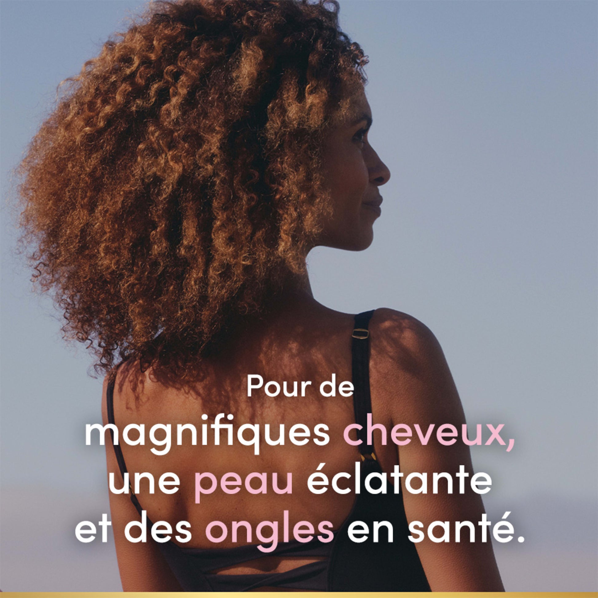 Cheveux, peau et ongles, crème à la fraise||FR