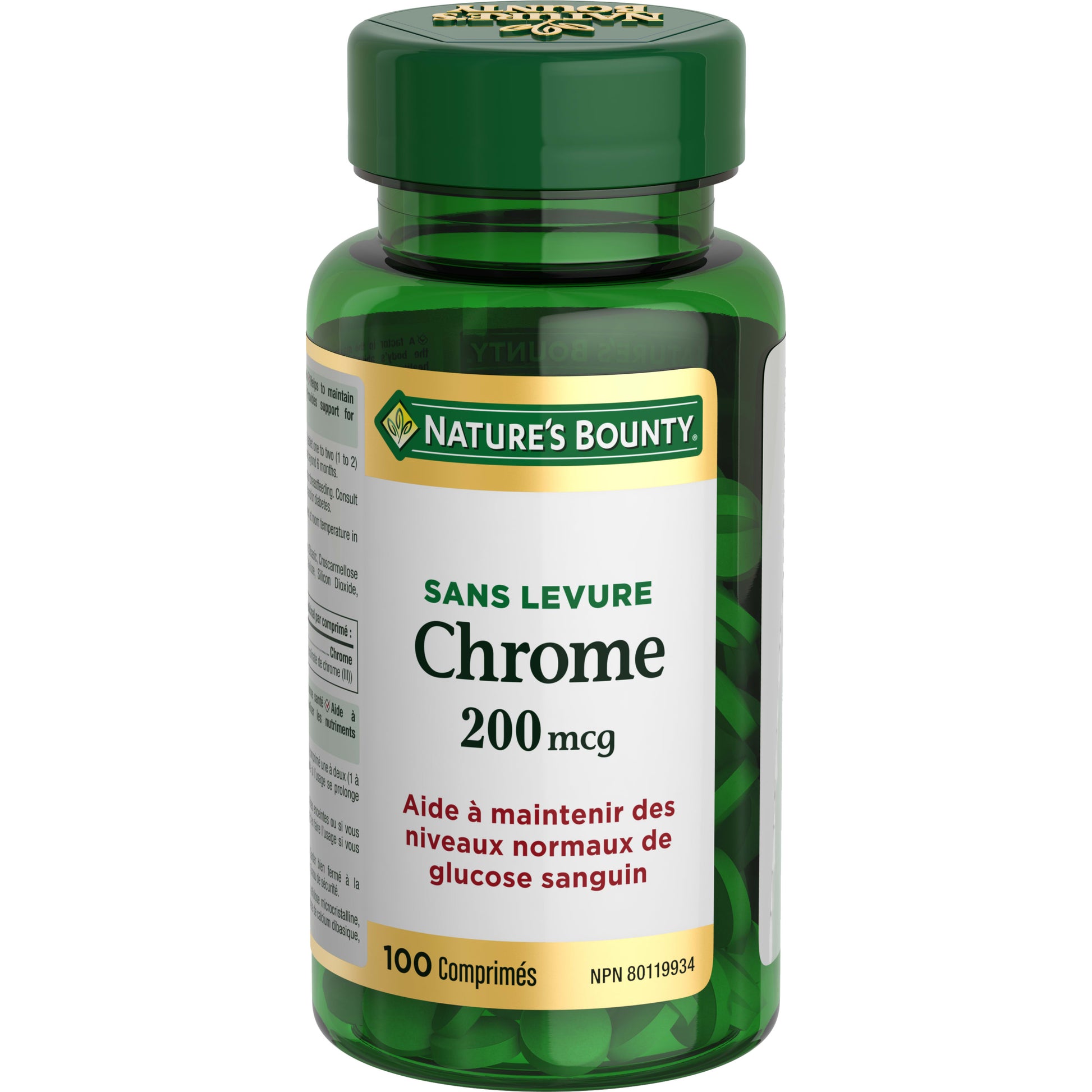 Chrome sans levure, maintien glycémie normale||FR