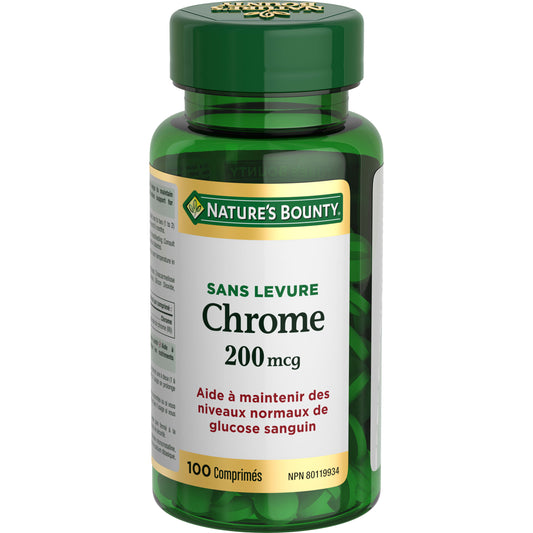 Chrome sans levure, maintien glycémie normale||FR