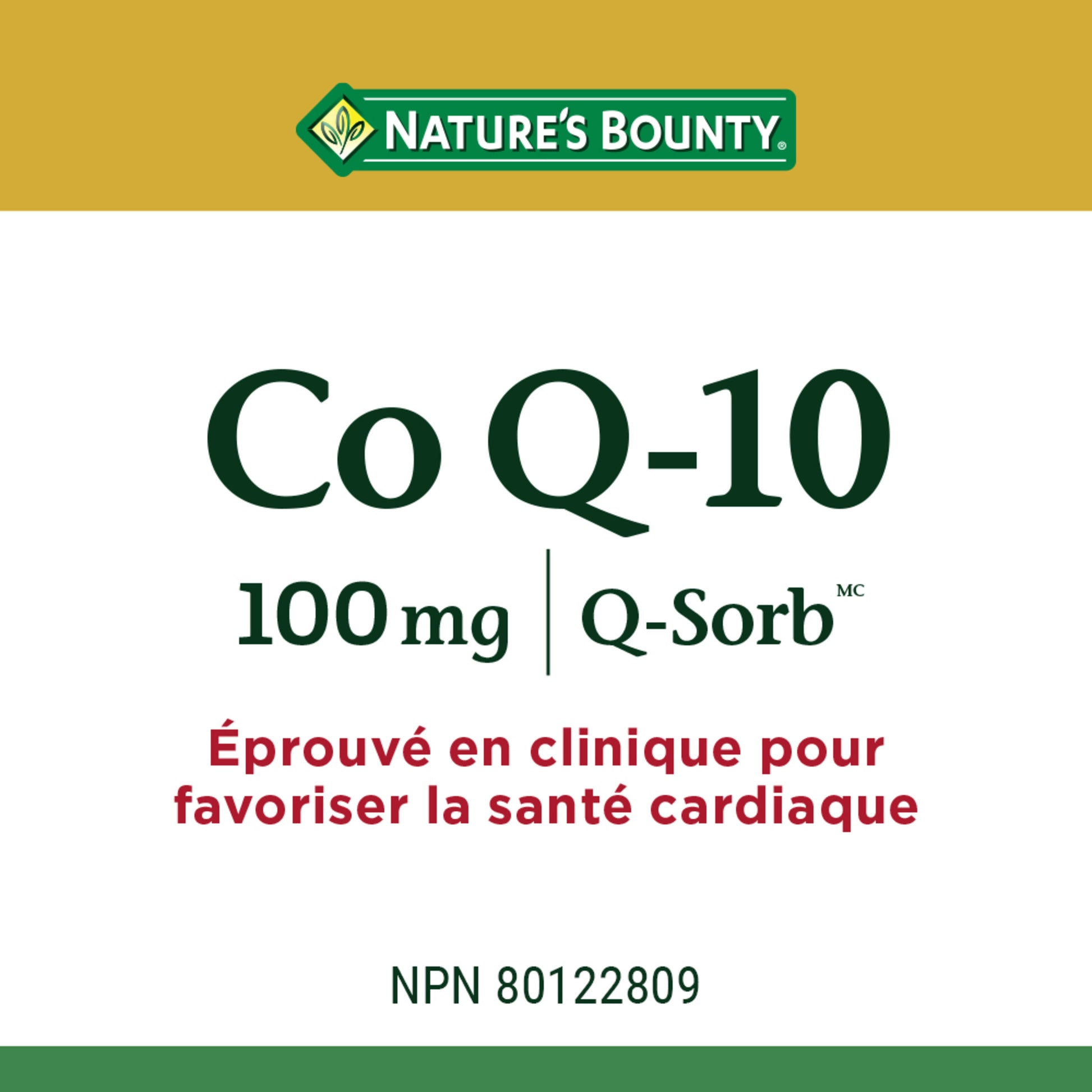 Co Q-10, 100 mg, For Heart Health