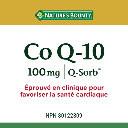 Co Q-10, 100 mg, For Heart Health