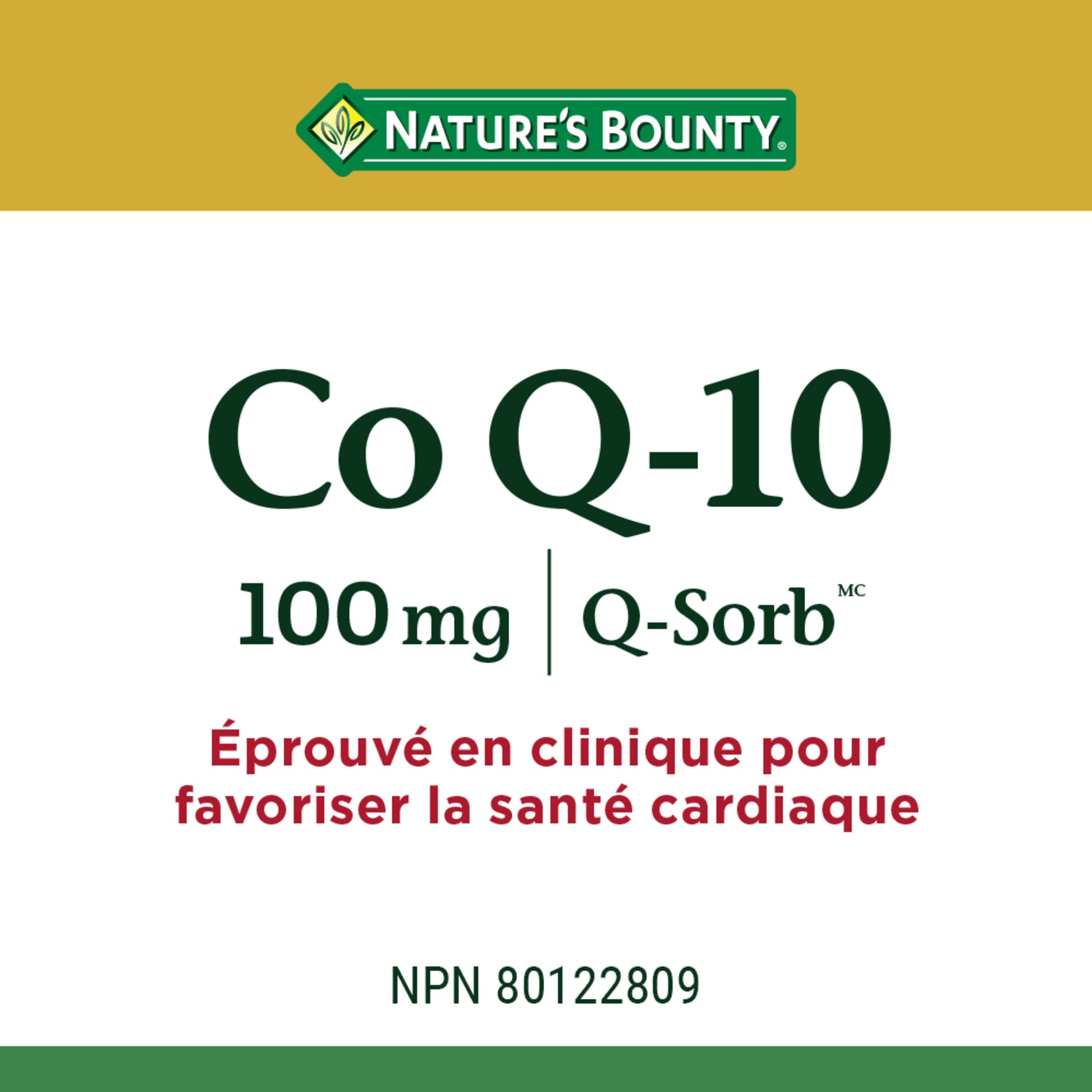 Co Q-10, 100 mg, For Heart Health