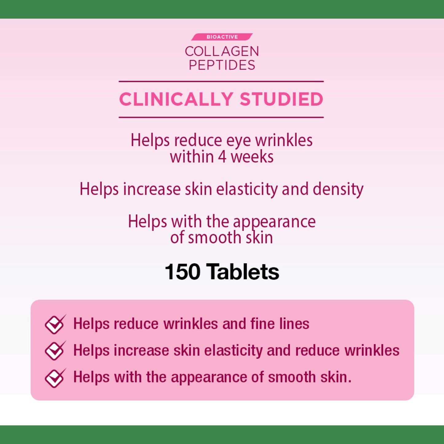 Collagen Peptides, Bioactive, Tablets