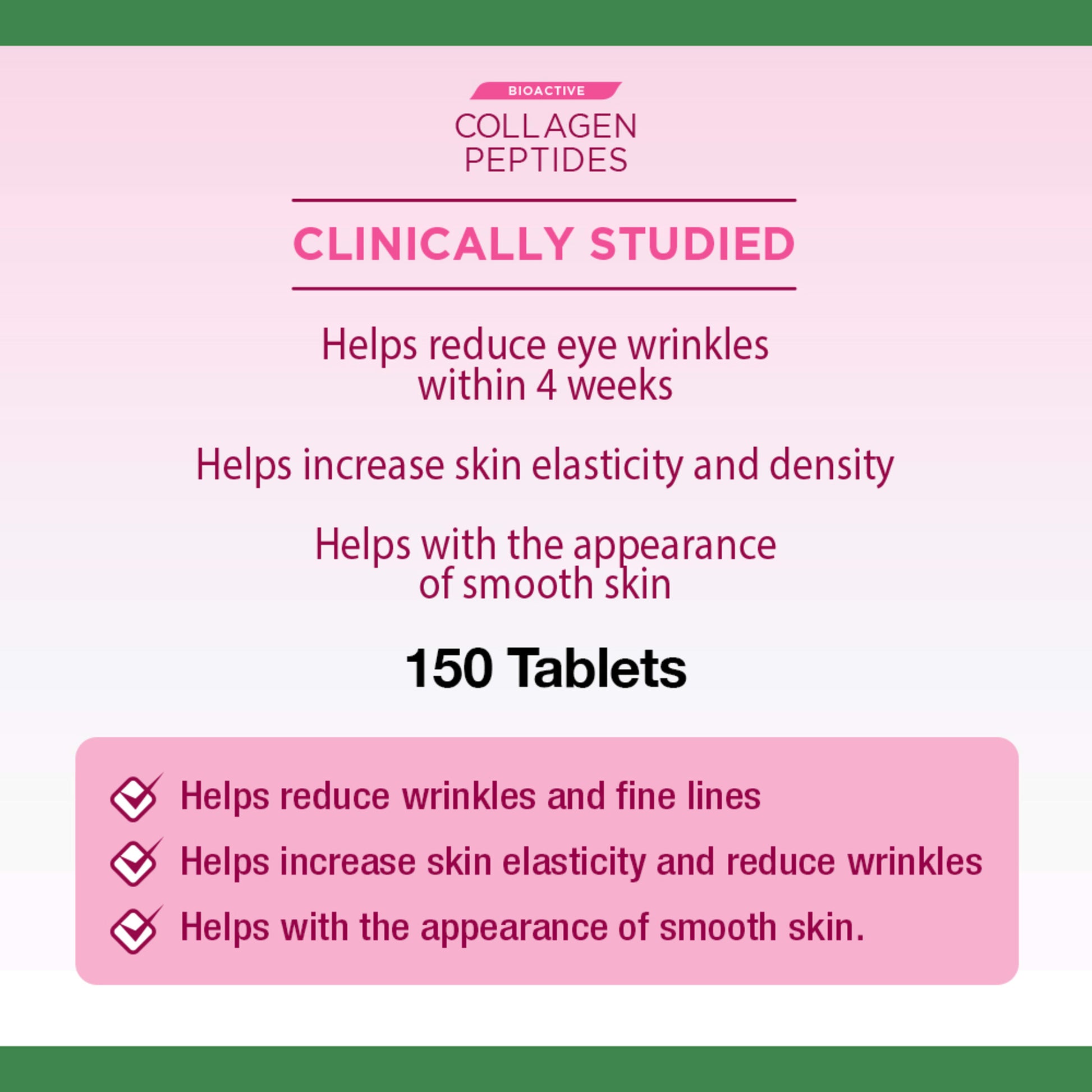 Collagen Peptides, Bioactive, Tablets