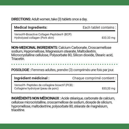 Collagen Peptides, Bioactive, Tablets