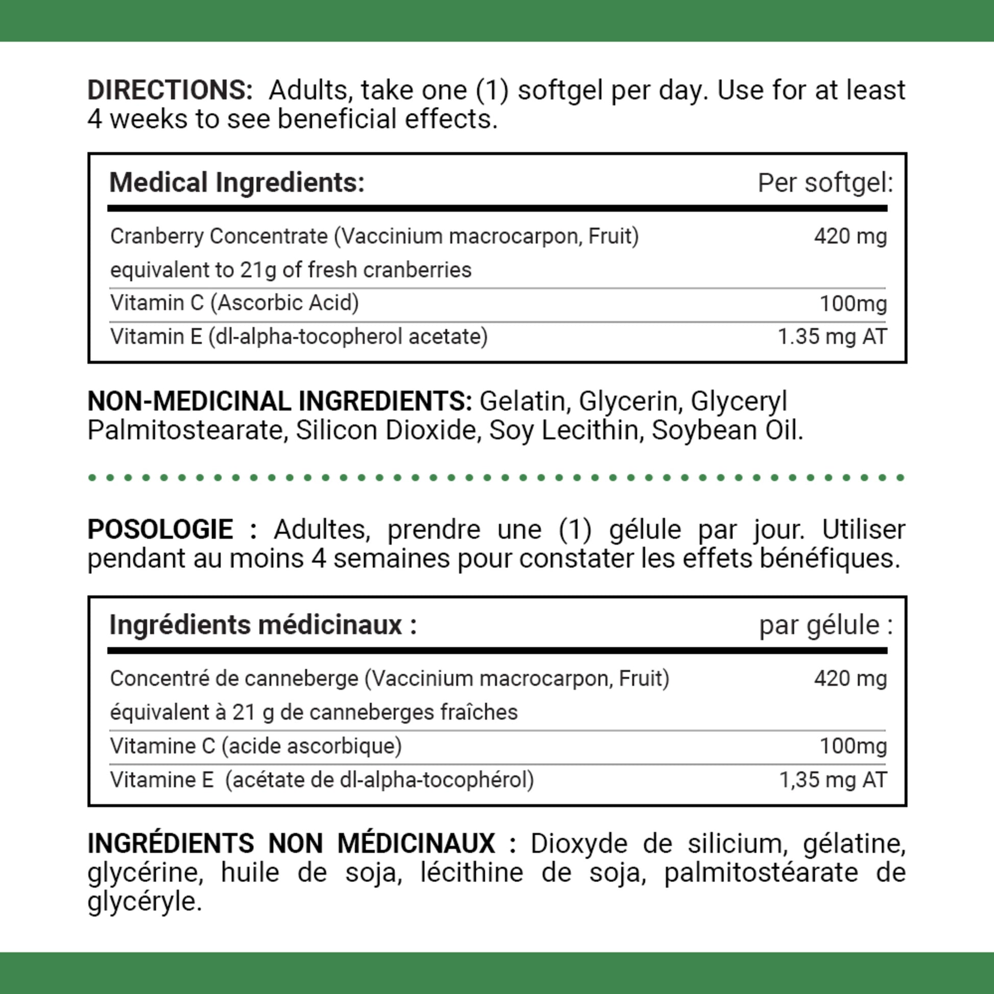 Cranberry Concentrate With Vitamins C & E