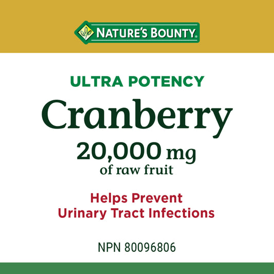Cranberry, Ultra Potency, 20,000 mg, Capsules
