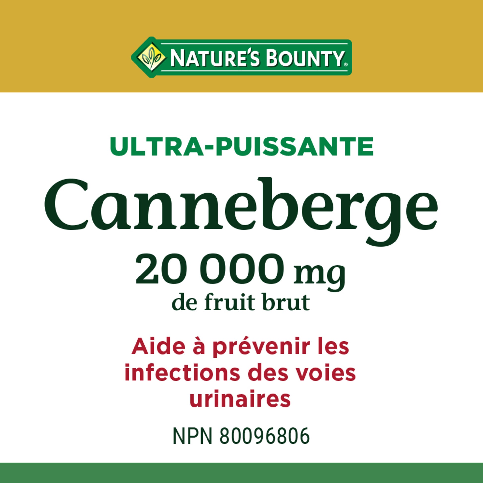 Cranberry, Ultra Potency, 20,000 mg, Capsules