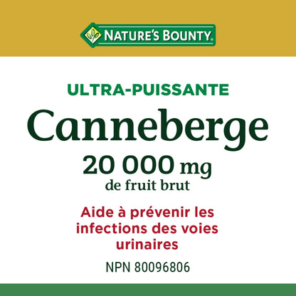 Cranberry, Ultra Potency, 20,000 mg, Capsules
