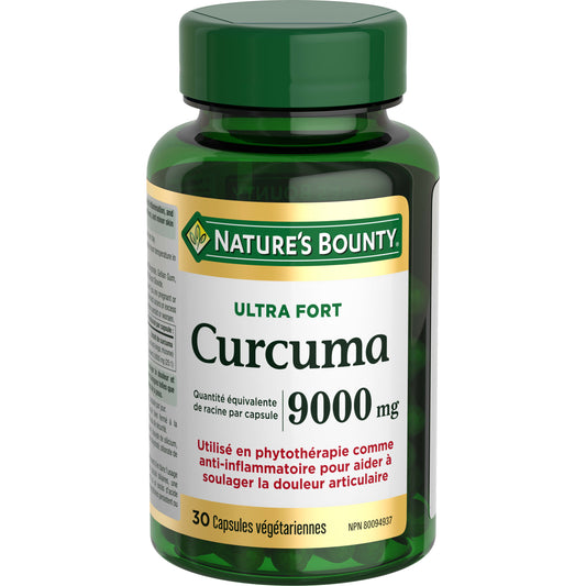 Curcuma, ultra-fort, 9 000 mg, capsules||FR
